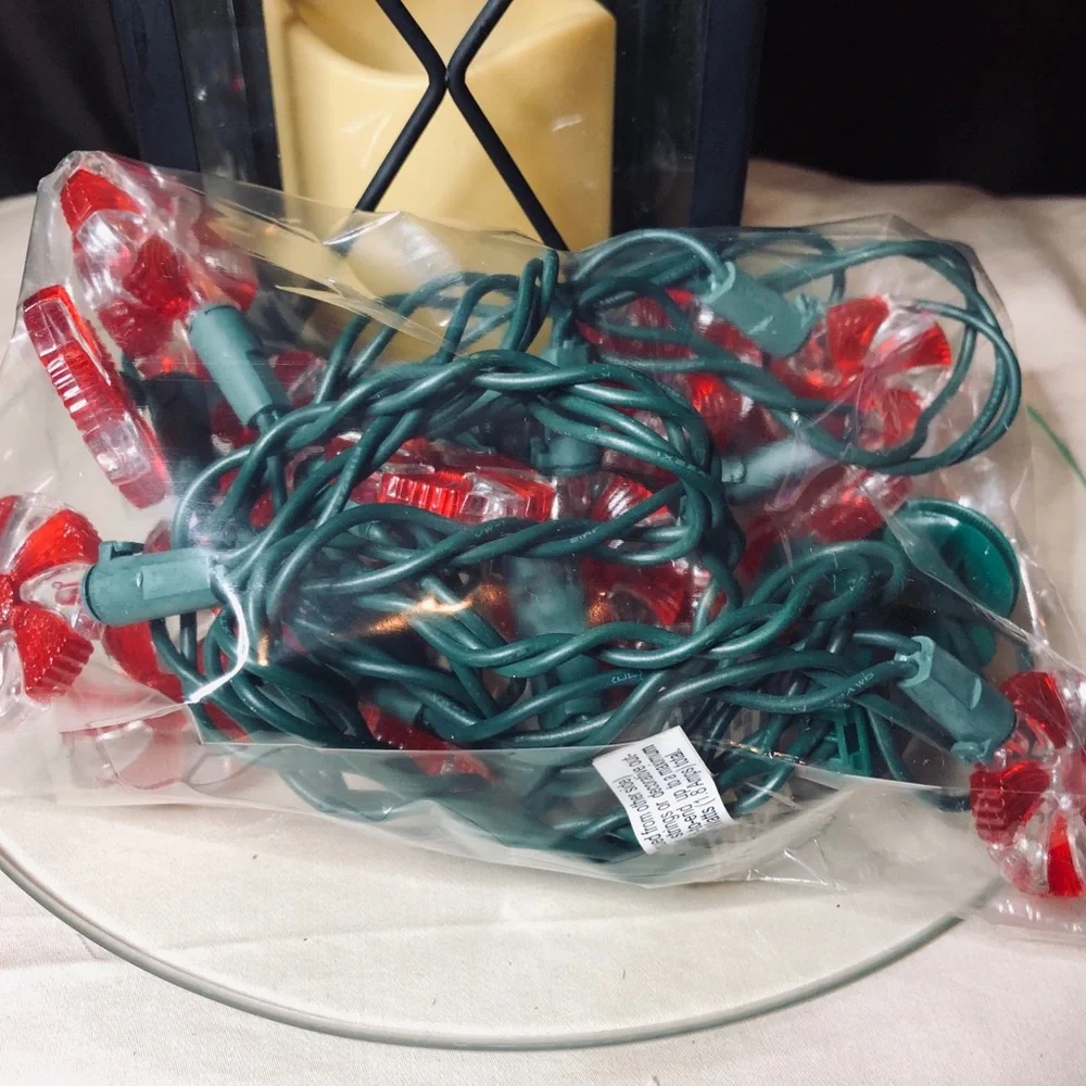 Vintage Decorative Red String Lights
